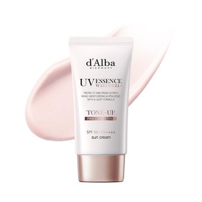 d'alba Piedmont Weißer Trüffel Waterfull Pink Tone up Sonnencreme (50ml) SPF 50