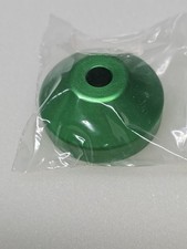 45 rpm Record Adapter GREEN Color Dome solid Aluminum for 7" Inch Vinyl Records