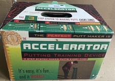 Accelerator Golf Putting Trainer Hilfe Matte 3 Stufen System Übungsgerät in Box
