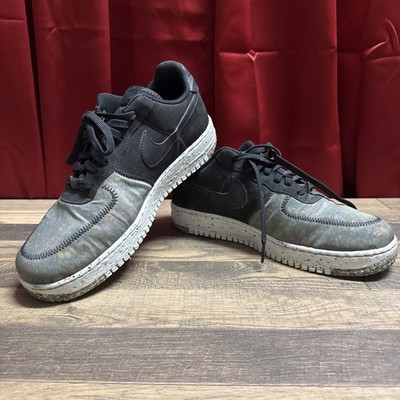 M 11 Nike Air Force1 Crater Black/Black Photon Dust (CZ1524-002)  Used