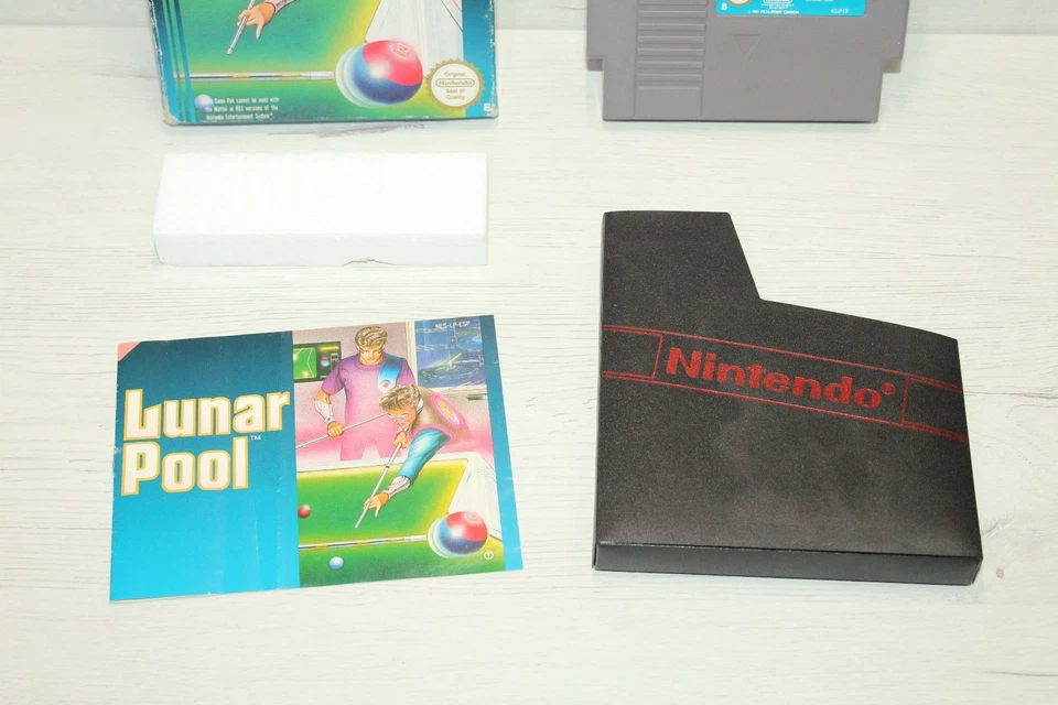 NINTENDO NES ORIGINAL "LUNAR POOL" SPACO, S.A PAL B ESPAÑA - Imagen 4 de 4