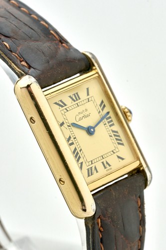 Cartier ‘Must De’ Tank Box & Papers ‘1992’ Ladies Vintage 24mm Watch, Serviced - Picture 12 of 21