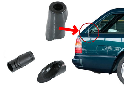 Antennengummi Antennendichtung 2tlg. Gummi Dichtung für Mercedes S124 Antenne