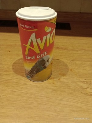Bob Martin Avia Vogel Grit Container, Wellensittich / Kanarienvogel, 90er Jahre ? Sammlerstück.