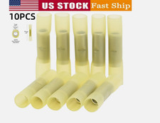 Gauge 8 AWG Heat Shrink Wire Butt Connectors Waterproof Splice Terminals 10pcs