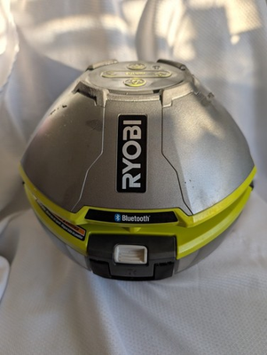 #ad Ryobi 18v ONE P3520 Floating Pool Speaker W Light Show Bluetooth Tested $85.00