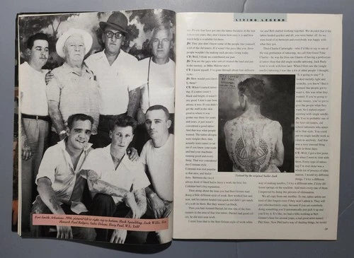 original vintage '92 intl tattoo art #1 mag col todd bob shaw photos cards flash image 5