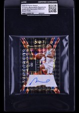 2024 Select X-Factor Black Finite Bennedict Mathurin PATCH AUTO 1/1 