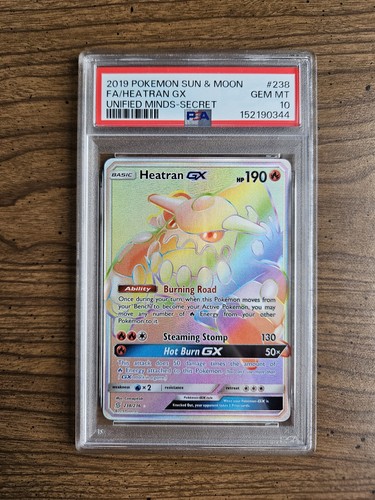 Heatran-GX graded PSA 10 for sale on eBay