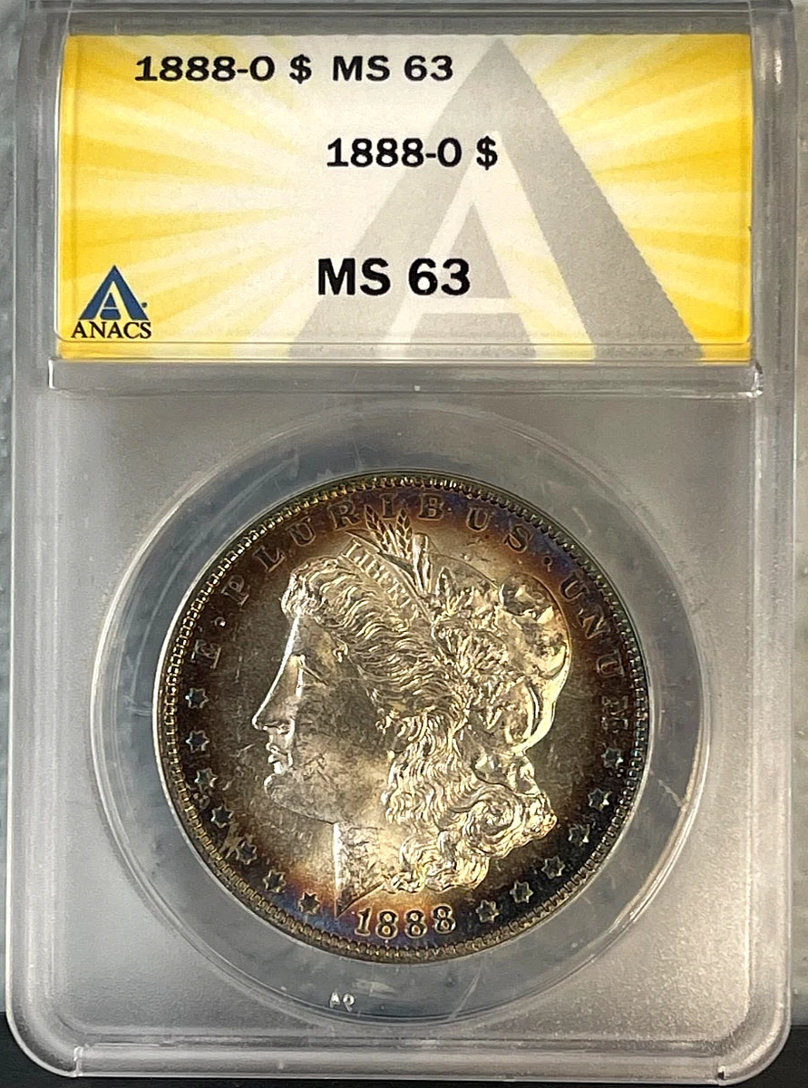 MS 63 Graded 1888 Year Morgan US Dollars (1878-1921) for sale | eBay
