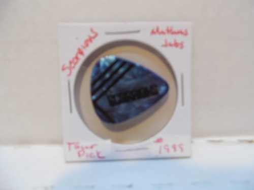 SCORPIONS "MATTHIAS JABBS" 1999 TOUR GUITAR PICK~READ DESCRIPTION #33~2