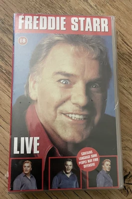*New and Sealed* Freddie Starr Live - VHS Tape - Image 1 of 3