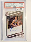2022 Donruss Optic Rookie Dominators Christian Braun AUTO /99 RC Denver Nuggets