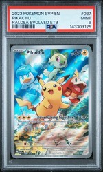 Pikachu SVP 027 Black Star Promo - Scarlet & Violet Paldea Evolved ETB Holo