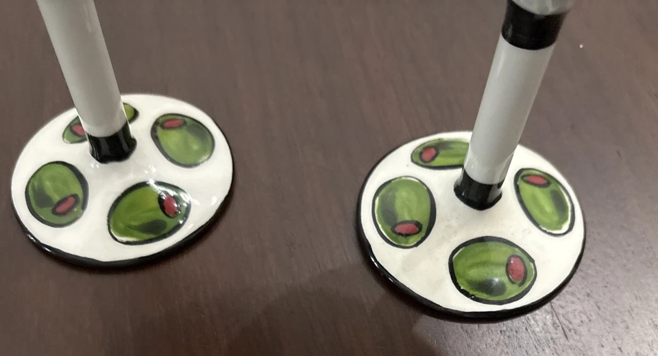 2 Pottery Martini Glasses-Really Cute! - Image 3 of 4