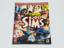 The Sims Prima Games Strategy Guide Book *wear/smudges