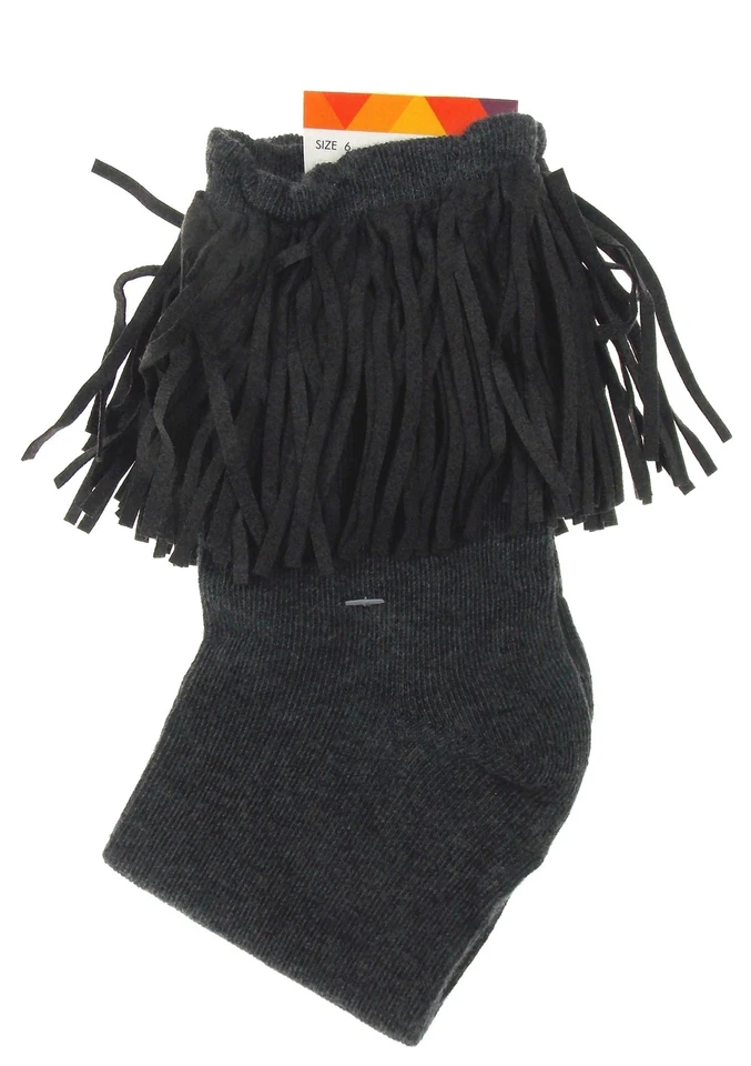 Lote de 8 pares de calcetines Zubii niños talla 6 gris con volantes flores borlas de piel con volantes encaje Foto 2 de 3