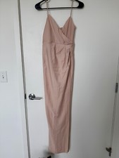BHLDN Pink Wrap Maxi Dress Size 0
