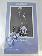 Patrick Ewing 1983-84 Hoyas Auto XRC