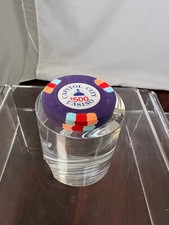 $500 Capitol City Casino Sacramento California Casino Chip Vintage Card Poker x2