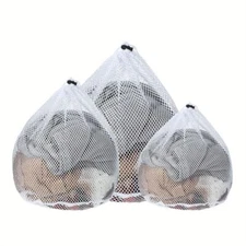 3 PCS Mesh Laundry Bags for Delicates for Sorting & Washing Clothes Wash Bags