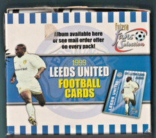 1999 Futera LEEDS UNITED Box of 48 Packs - English Premier League Soccer