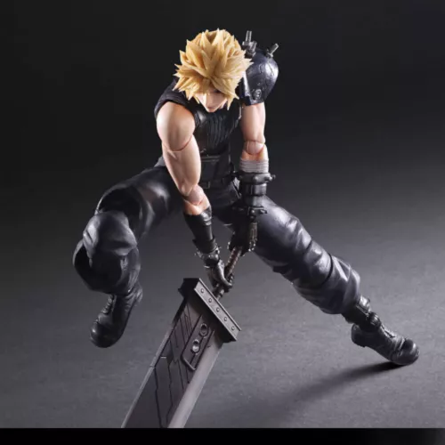 Play Arts Kai Final Fantasy VII Remake Cloud Strife 11" Actionfigur mit Box - Bild 4 von 7