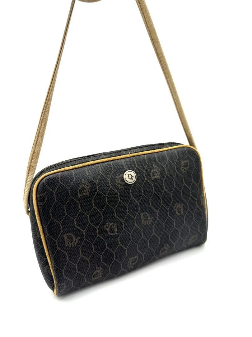 Sac bandoulière Dior PVC authentique gris moyen femme France 113187