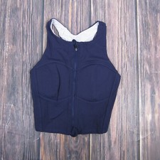 Halara NEW NWT Womens Small Navy Blue Crop Top Sports Bra Yoga Gym Workout