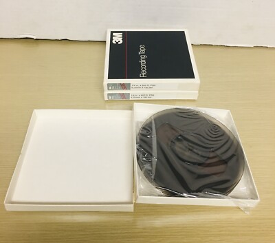 3M Lot of 3 -#986 Master Recording Tape 1/4 x 600  on 5  Reel -New MIB