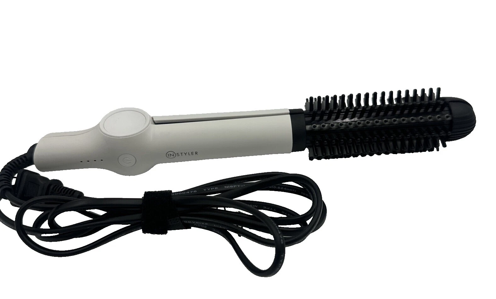 White InStyler Ceramic Hair Curling & Straightening Irons