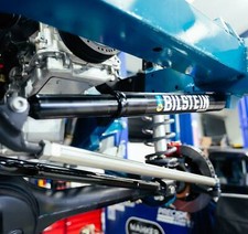 Off Road Steering Damper for Land Rover Defender Puma Bilstein Advance Black