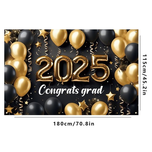 180x115cm Graduates Theme Background Happy Graduation Banner Adults Kids - Picture 2 of 7