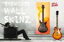 Wall Art Guitar Display  Décor Pane -Deep Fishy Jelly Magic 2140