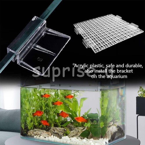 16PCS Acrylic Aquarium Glass Cover Bracket Holder Fish Tank Lid Clips Bracket - Picture 6 of 11
