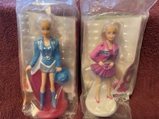 1992 McDonald's BARBIE Happy Meal Dolls WITH HAIR YOU CAN STYLE Lot of 2 NEW C 