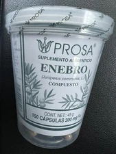Enebro 150 Capsulas Natural Prosa Enebro Capsules