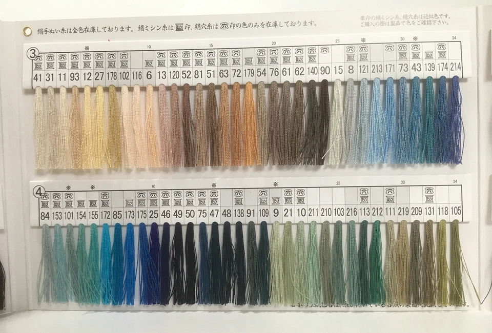 Japanese Silk thread for hand sewing  / 40 meters : color number 3 - Image 4 of 4