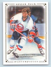 2008-09 UPPER DECK MASTERPIECES #43 CLARK GILLIES NEW YORK ISLANDERS