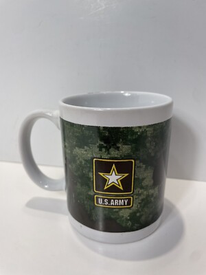 US Army Soldier 12oz Ceramic Mug Coffee Camouflage 4 Tall
