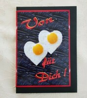 Postkarte, GrußKarten, 1 Klappkarte, Einfach So, Freundschaft, Liebe + Umschlag