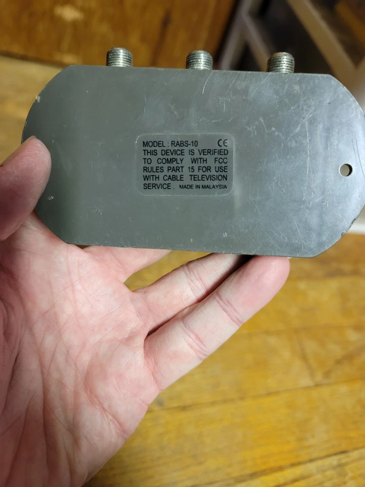 Regal Technologies RABS-10 RF Switch A / B Switch Coax CABLE ANTENNA VTG - Image 2 of 4