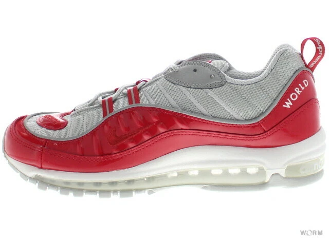 【US9】 NIKE AIR MAX 98/SUPREME 844694 600【DS】