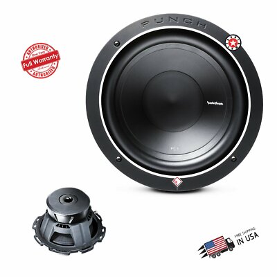 Rockford Fosgate P1S2-10 500W 10'' 2-Ohm Single Voice Coil Subwoofers Power Bass