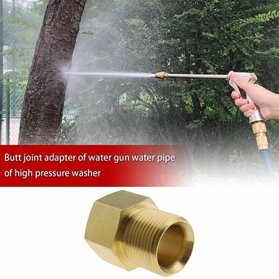SEIWEI Hochdruckreiniger Adapter Set – Messing, 14 Mm, Für M22 Gewinde, Bis 4500 PSI