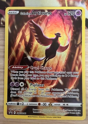 NM Pokemon Galarian Articuno Full Art SWSH282 Black Star Promo Card