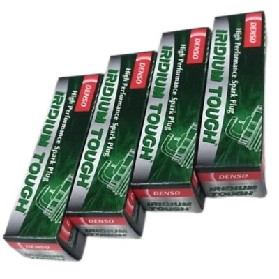 DENSO IRIDIUM TOUGH Spark Plugs VXU22I V9110-5651 4pcs Toyota Daihatsu Genuine