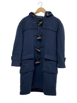 Navy Wool Duffle Coat by Burberry, Size Small