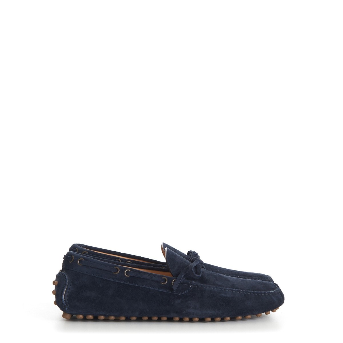 BRUNELLO CUCINELLI 795$ Dark Blue Driver Shoes Moccasin - Suede