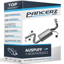 Mittelschalldämpfer für VW TOURAN 1.4 TSi FSi 2.0 FSi 16V Bis 2015 Auspuff